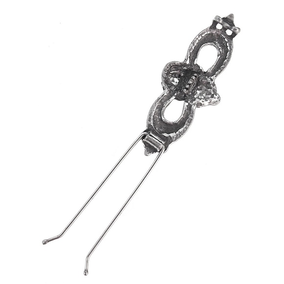 Vintage Art Nouveau Steampunk Goddess Hair Clip - Picture 2 of 3